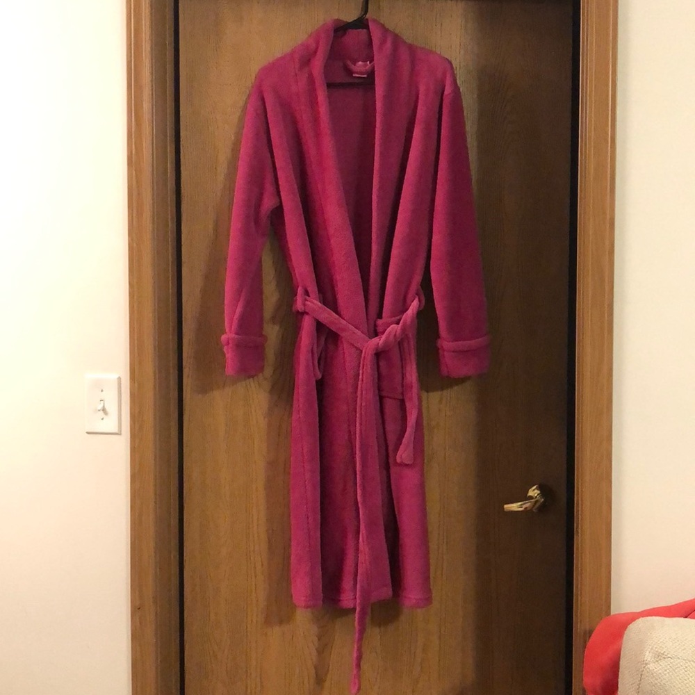 Pink super soft robe